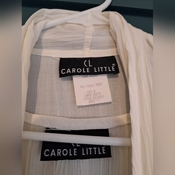 Carole Little Cardigan tank set in Ivory Color - Picture 4 of 11